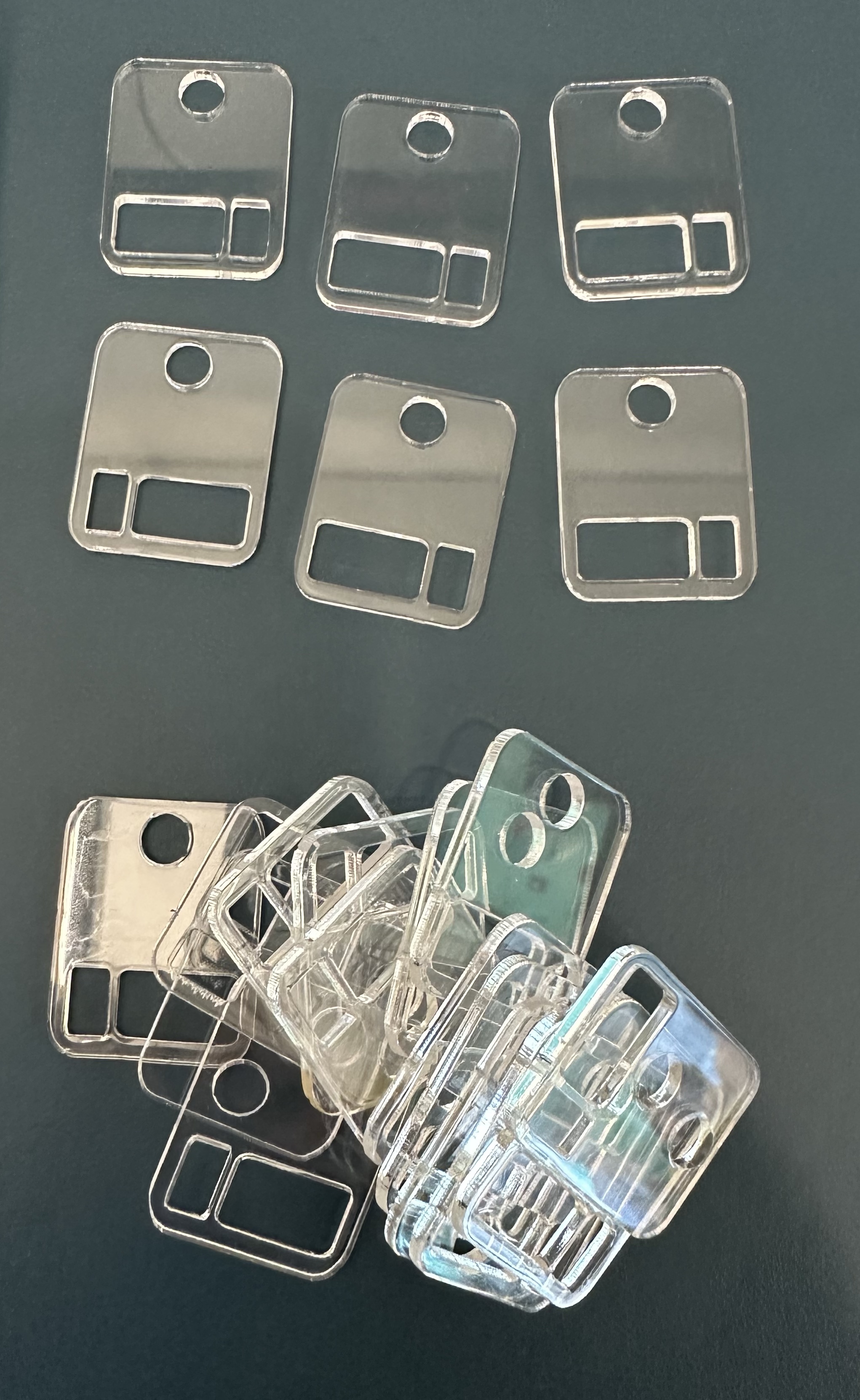 laser cut floss drops
